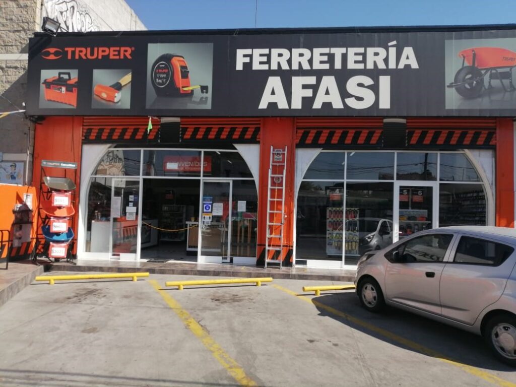 Fachada Ferretería Afasi Querétaro