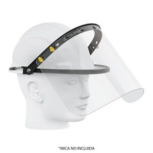 Adaptador de protector facial para casco