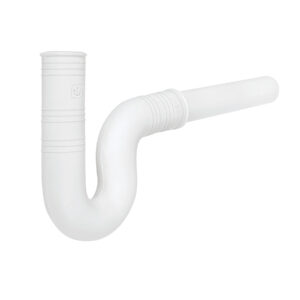Céspol flexible para lavabo, PVC c/ext 20 cm, 1-1/4"
